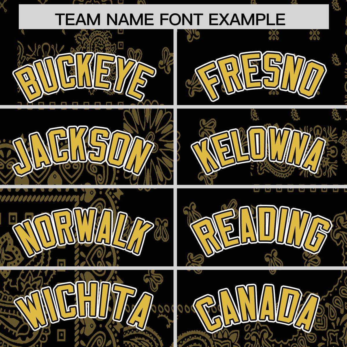 Custom Old Gold Black White Cashew Flower Graffiti Pattern V-Neck Hockey Jersey| KXKSHOP