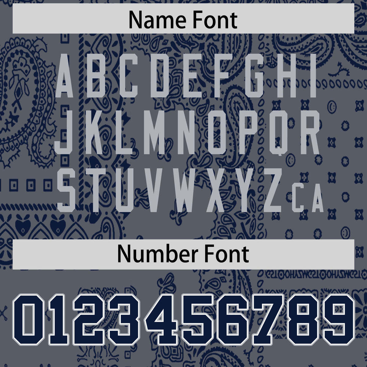 Custom Navy Dark Gray White Cashew Flower Graffiti Pattern V-Neck Hockey Jersey| KXKSHOP