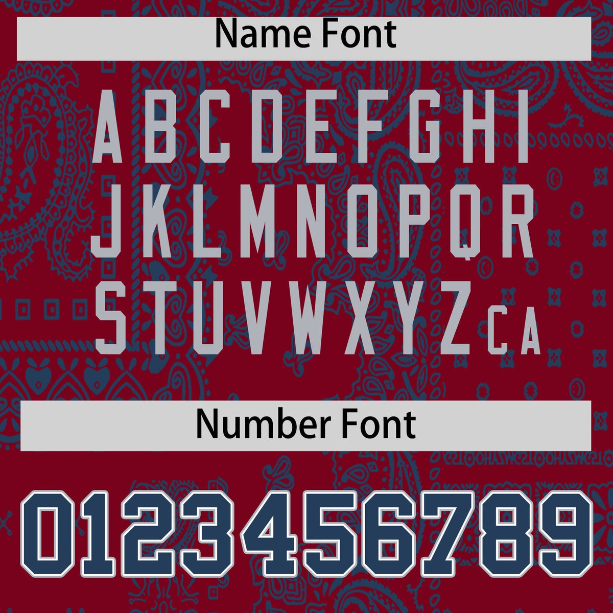 Custom Midnight Blue Crimson White Cashew Flower Graffiti Pattern V-Neck Hockey Jersey| KXKSHOP