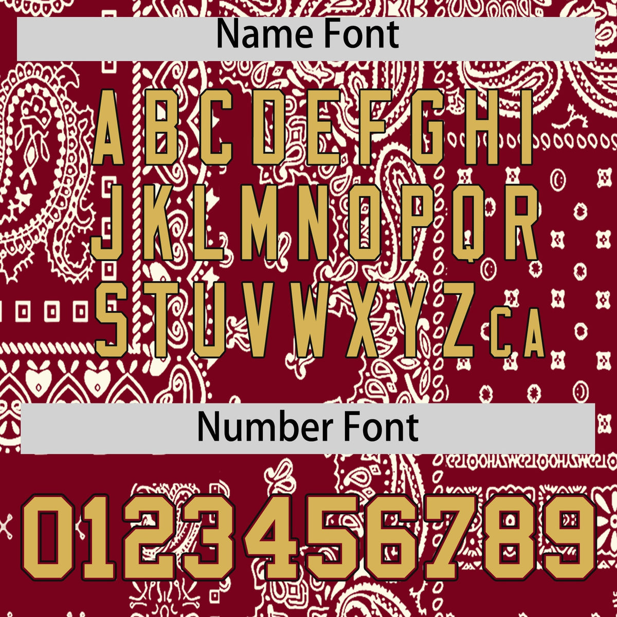 Custom Old Gold Crimson Cream Cashew Flower Graffiti Pattern V-Neck Hockey Jersey| KXKSHOP