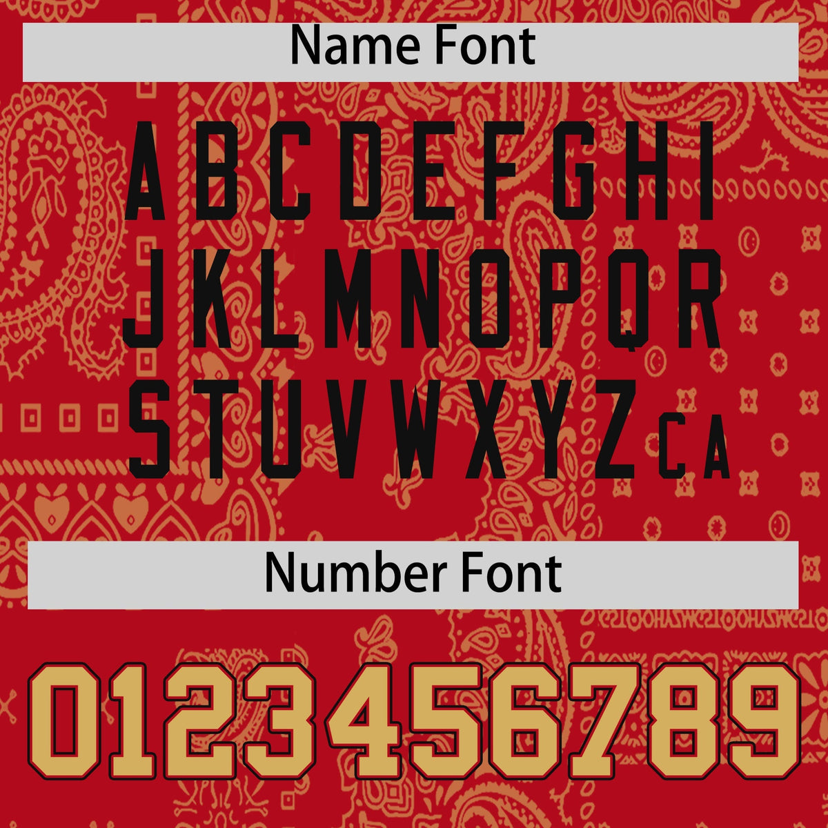 Custom Old Gold Red White Cashew Flower Graffiti Pattern V-Neck Hockey Jersey| KXKSHOP