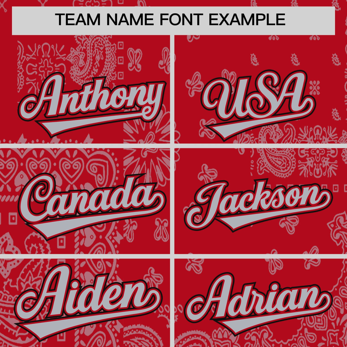 Custom Gray Red White Cashew Flower Graffiti Pattern V-Neck Hockey Jersey| KXKSHOP