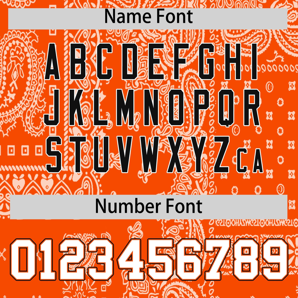 Custom Black Orange White Cashew Flower Graffiti Pattern V-Neck Hockey Jersey| KXKSHOP