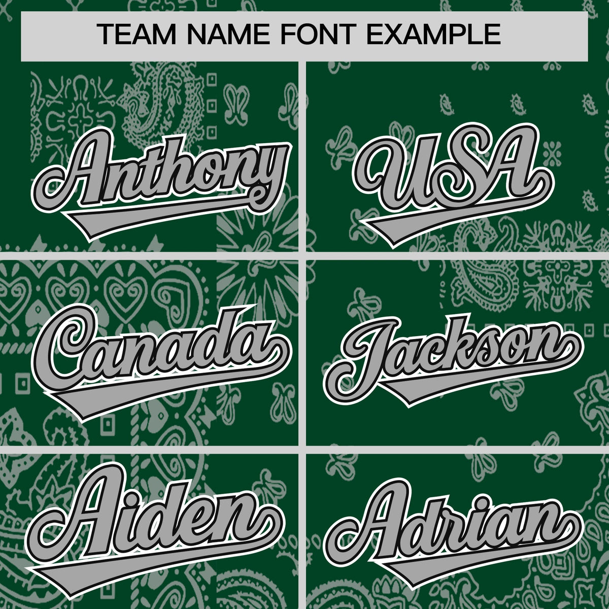 Custom Black Green White Cashew Flower Graffiti Pattern V-Neck Hockey Jersey| KXKSHOP