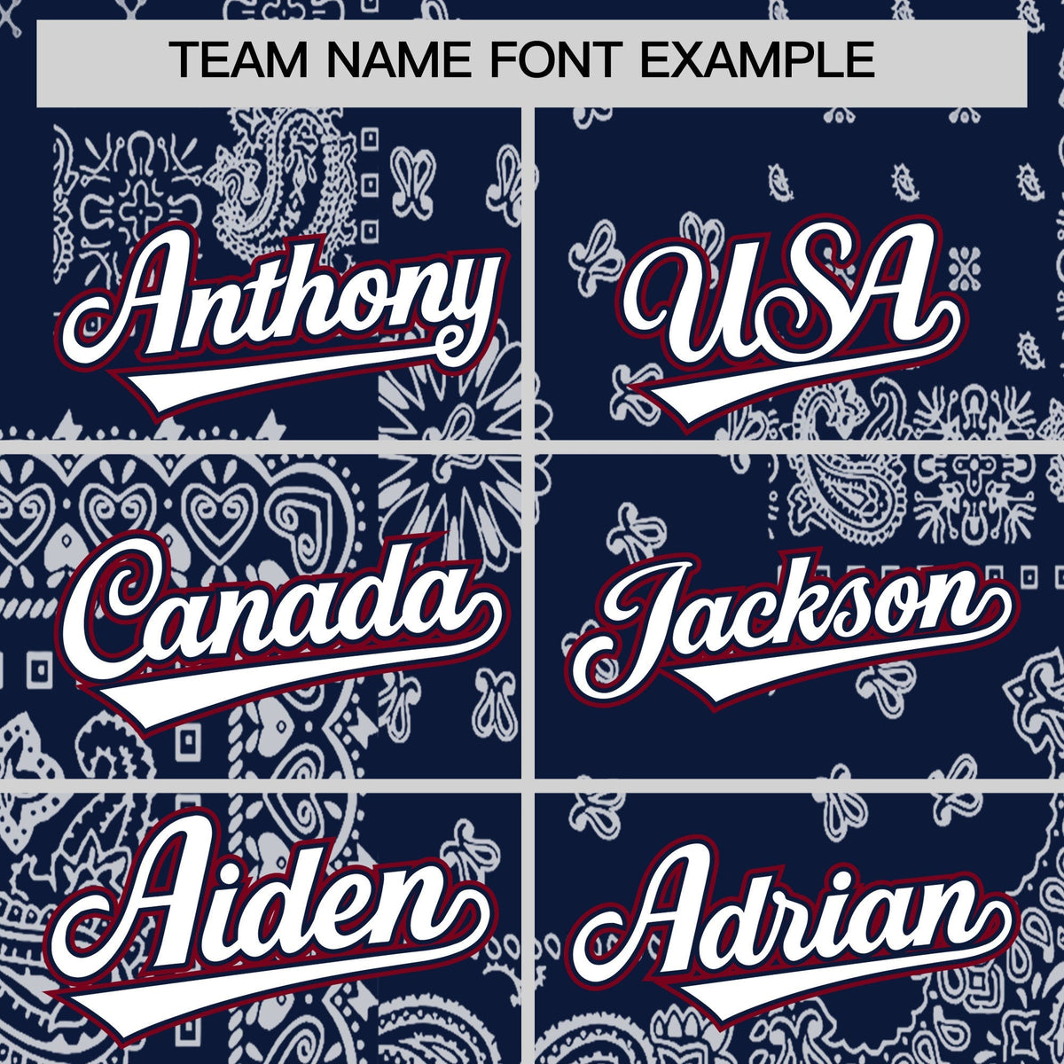 Custom White Navy Crimson Cashew Flower Graffiti Pattern V-Neck Hockey Jersey| KXKSHOP