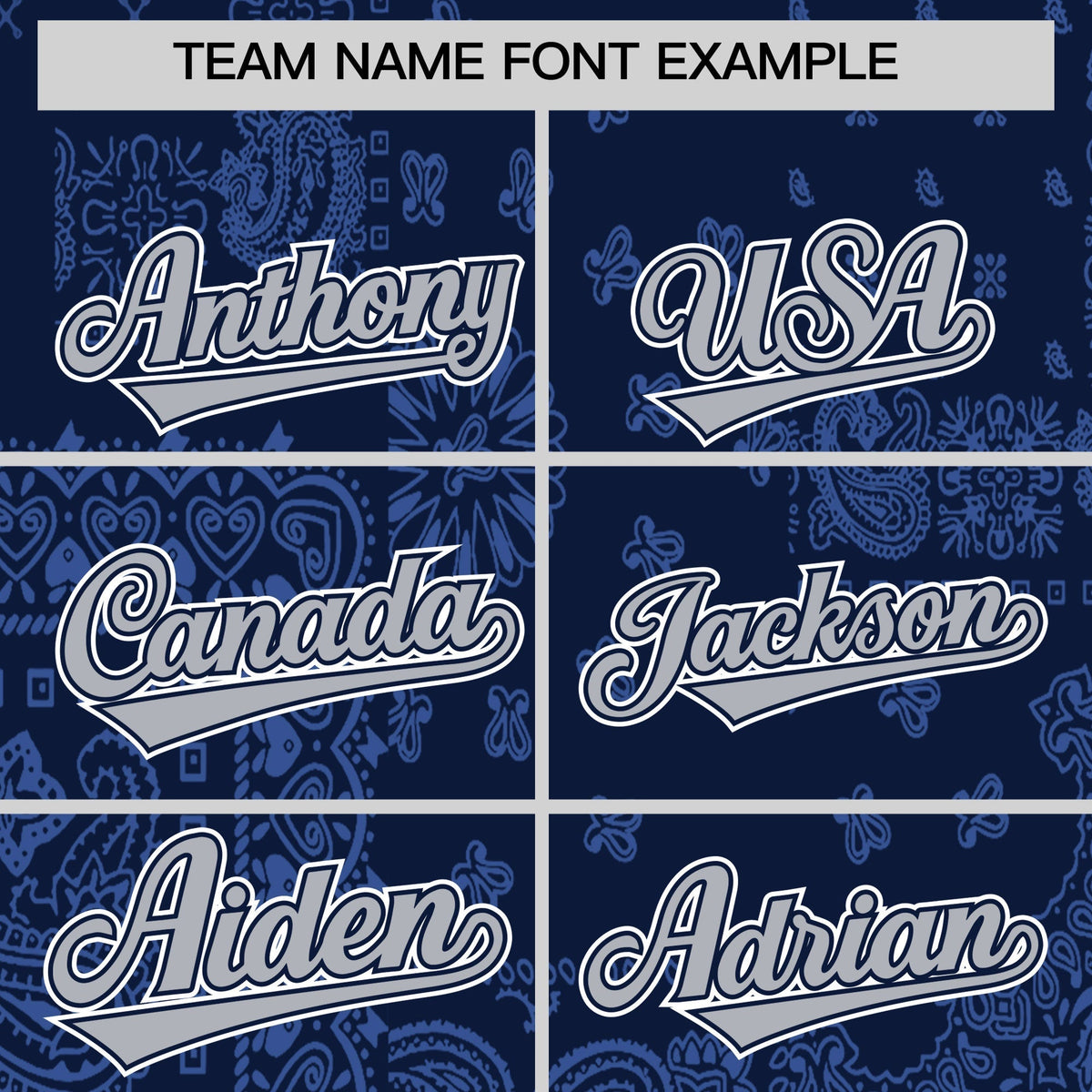 Custom Blue Navy White Cashew Flower Graffiti Pattern V-Neck Hockey Jersey| KXKSHOP