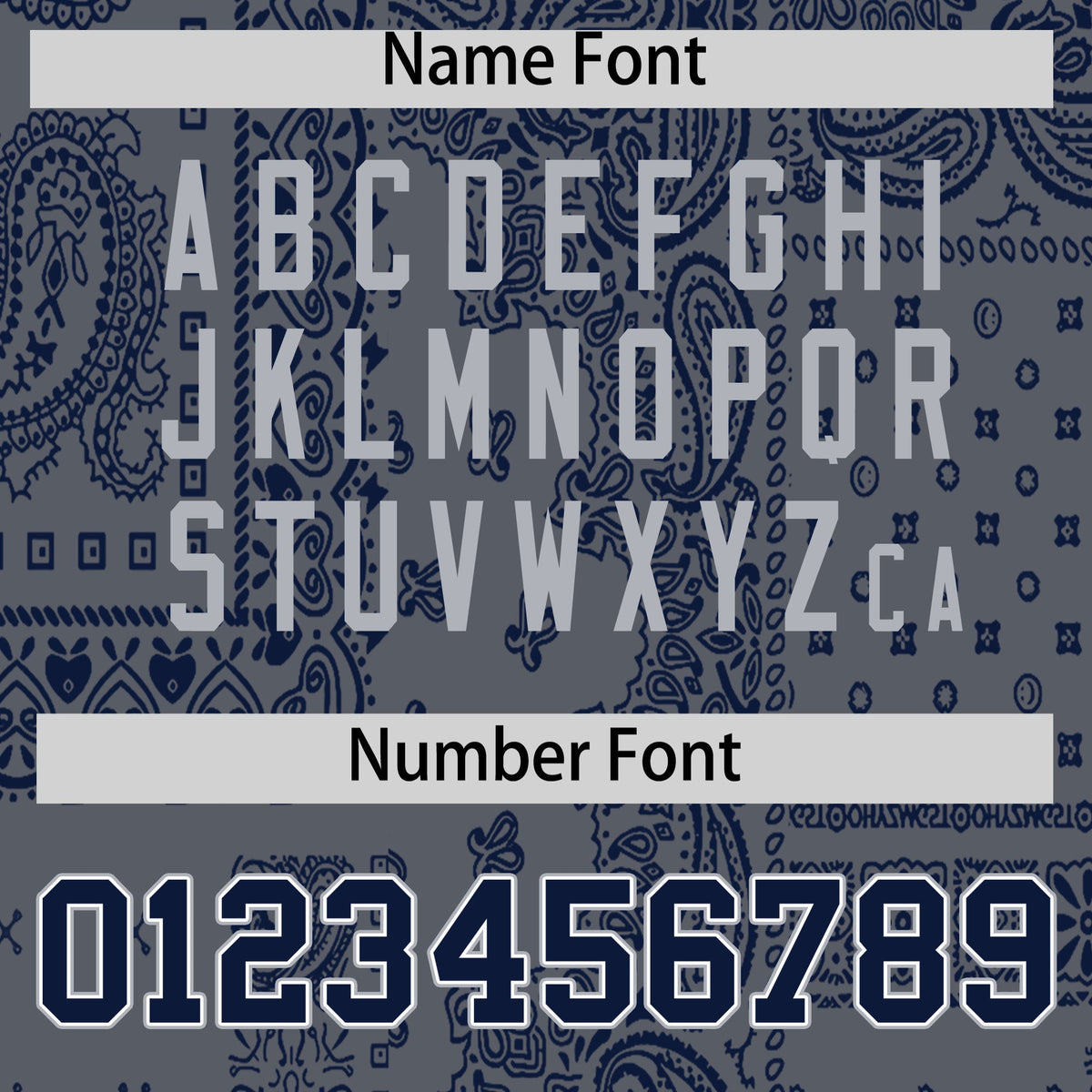 Custom Navy Dark Gray White Cashew Flower Graffiti Pattern V-Neck Hockey Jersey| KXKSHOP