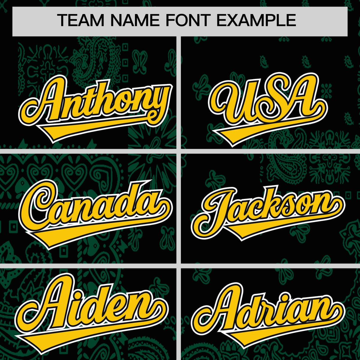 Custom Kelly Green Black White Cashew Flower Graffiti Pattern V-Neck Hockey Jersey| KXKSHOP