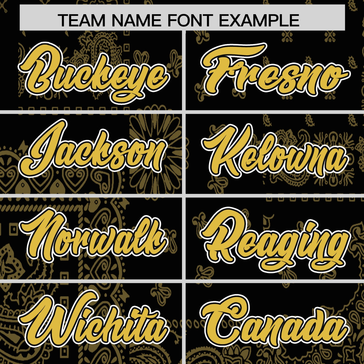 Custom Old Gold Black White Cashew Flower Graffiti Pattern V-Neck Hockey Jersey| KXKSHOP