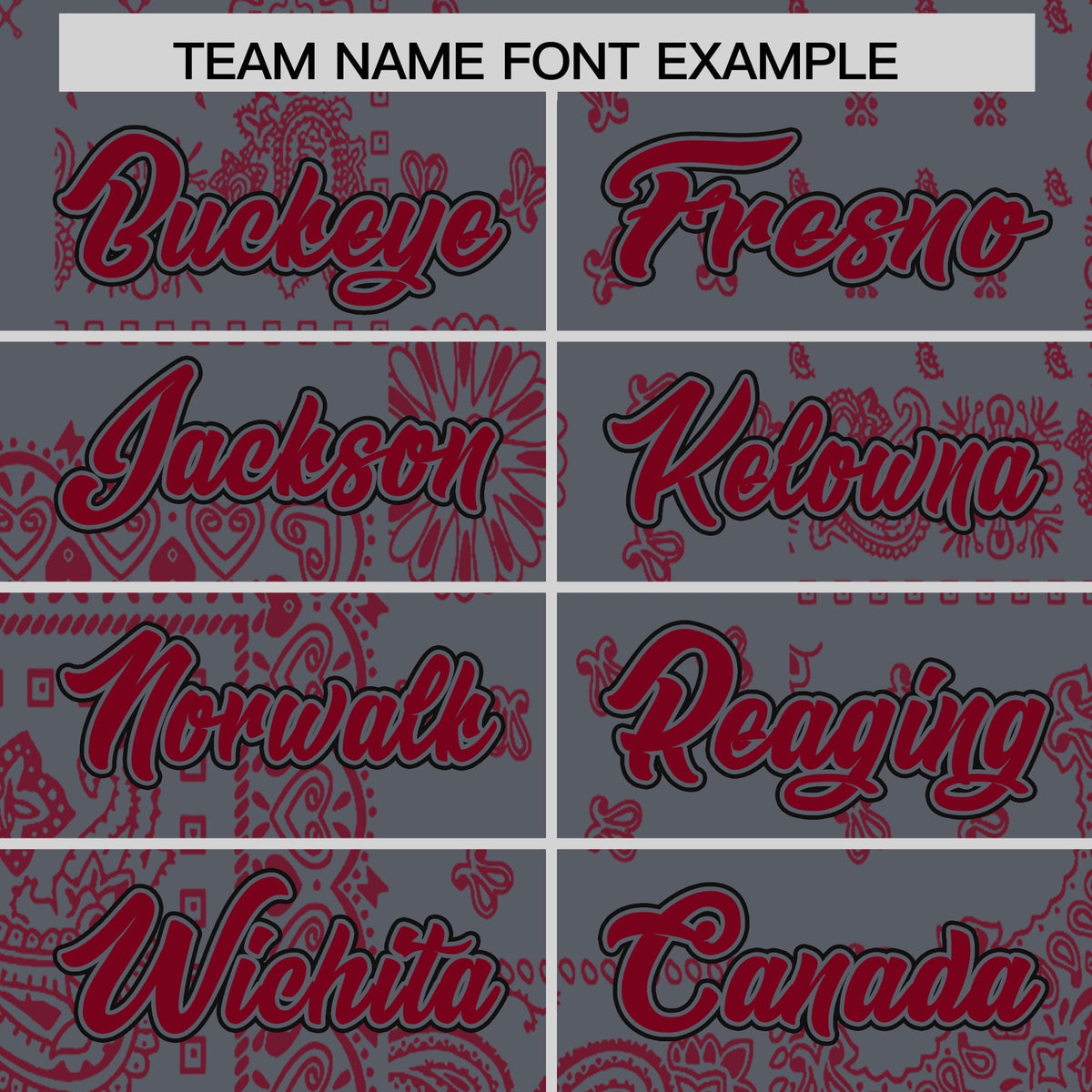 Custom Red Dark Gray White Cashew Flower Graffiti Pattern V-Neck Hockey Jersey| KXKSHOP