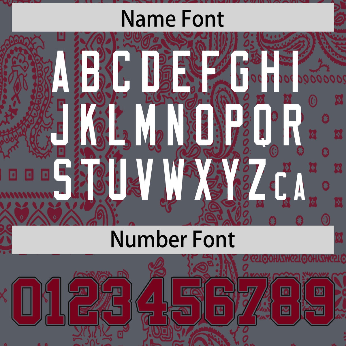 Custom Red Dark Gray White Cashew Flower Graffiti Pattern V-Neck Hockey Jersey| KXKSHOP