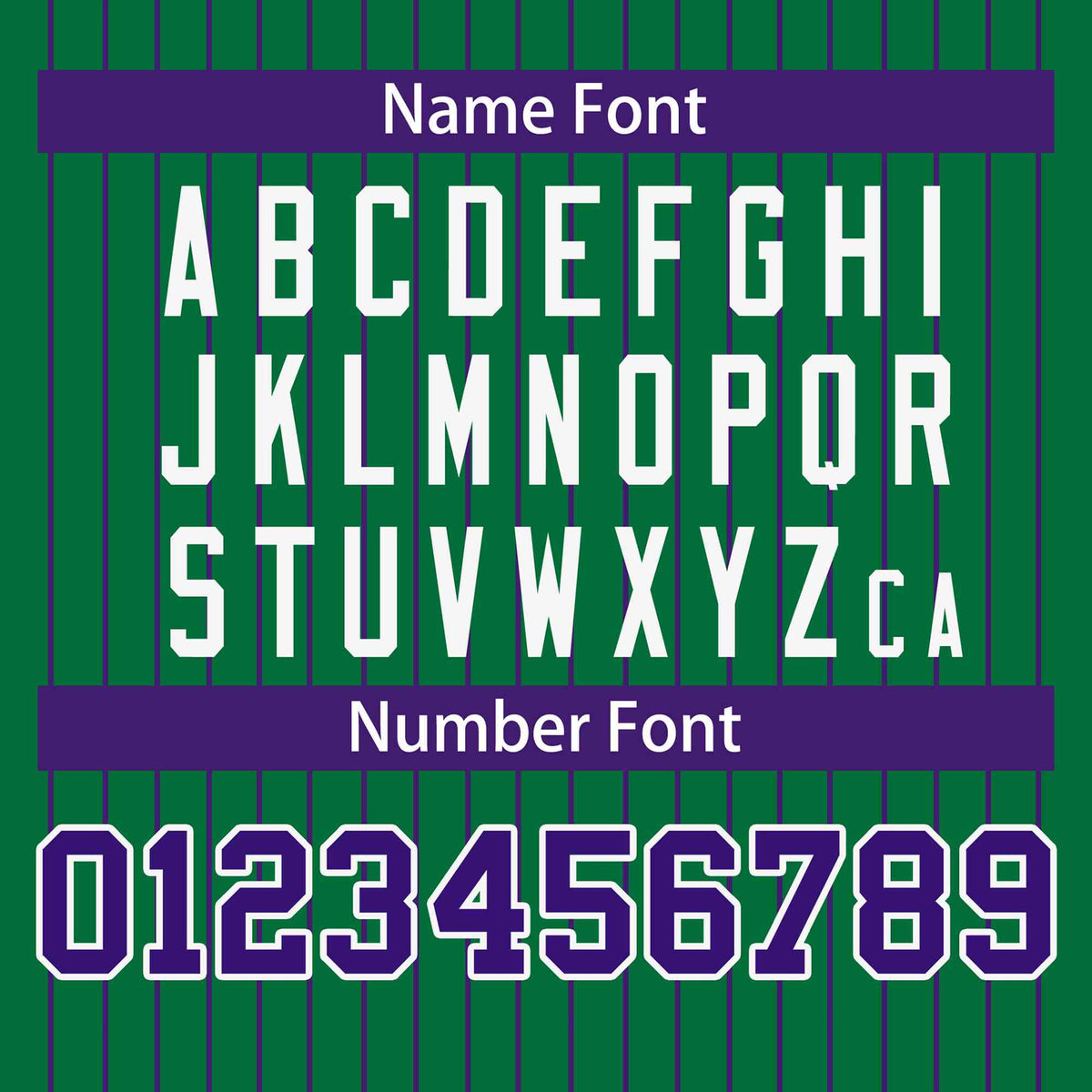 Custom Kelly Green Purple Stripe Fashion Design Full Button Authentic Baseball Jersey