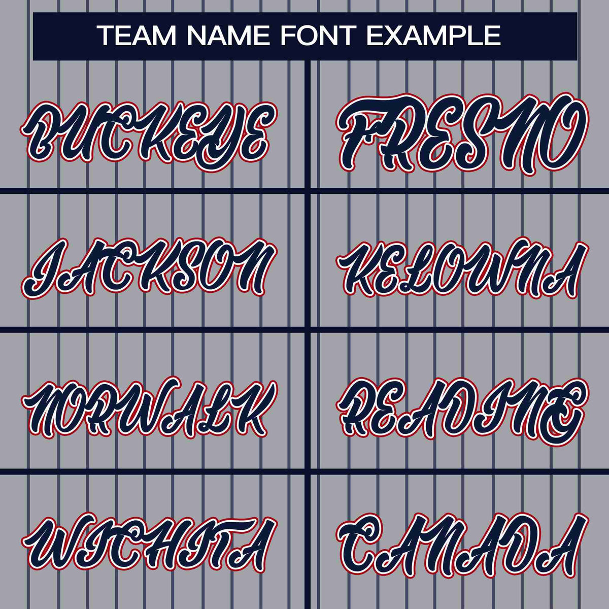 Custom Gray Navy Stripe Fashion Design Full Button Authentic Baseball Jersey