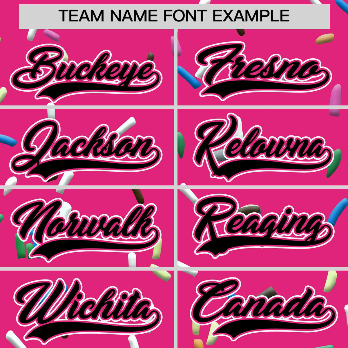 Custom Rose Red Black Ice Cream Pattern Personalized V-Neck Hockey Jersey