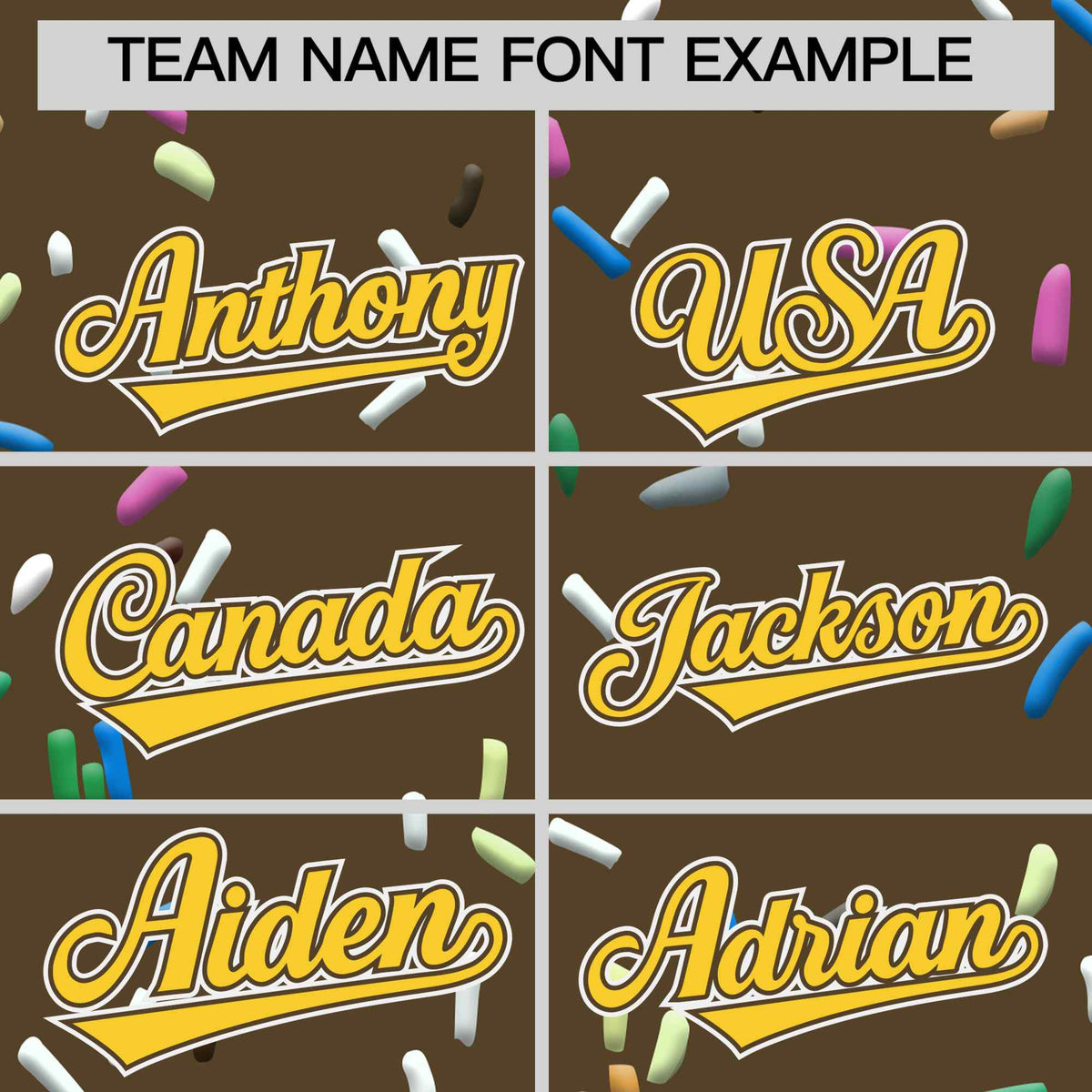 Custom Light Brown Gold Ice Cream Pattern Personalized V-Neck Hockey Jersey| KXKSHOP