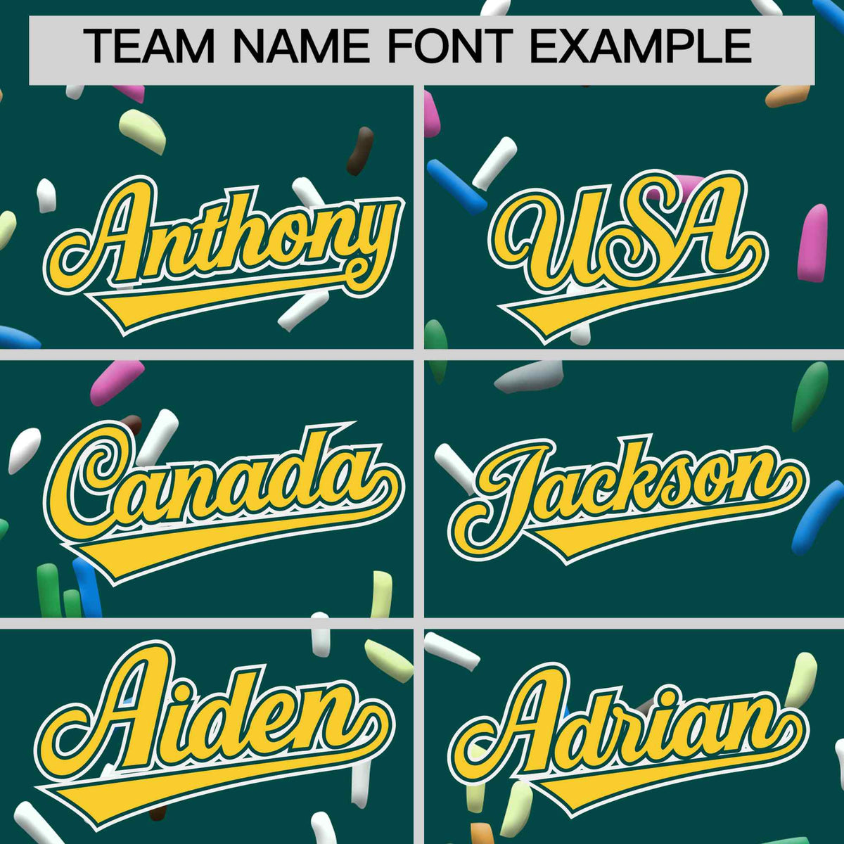 Custom Midnight Green Gold Ice Cream Pattern Personalized V-Neck Hockey Jersey| KXKSHOP