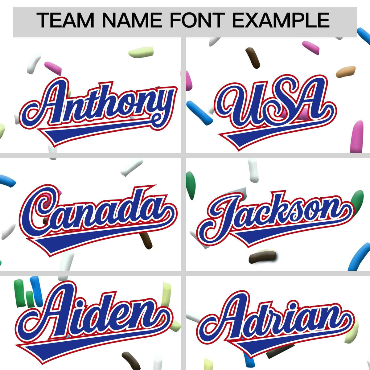 Custom White Royal Blue Ice Cream Pattern Personalized V-Neck Hockey Jersey| KXKSHOP