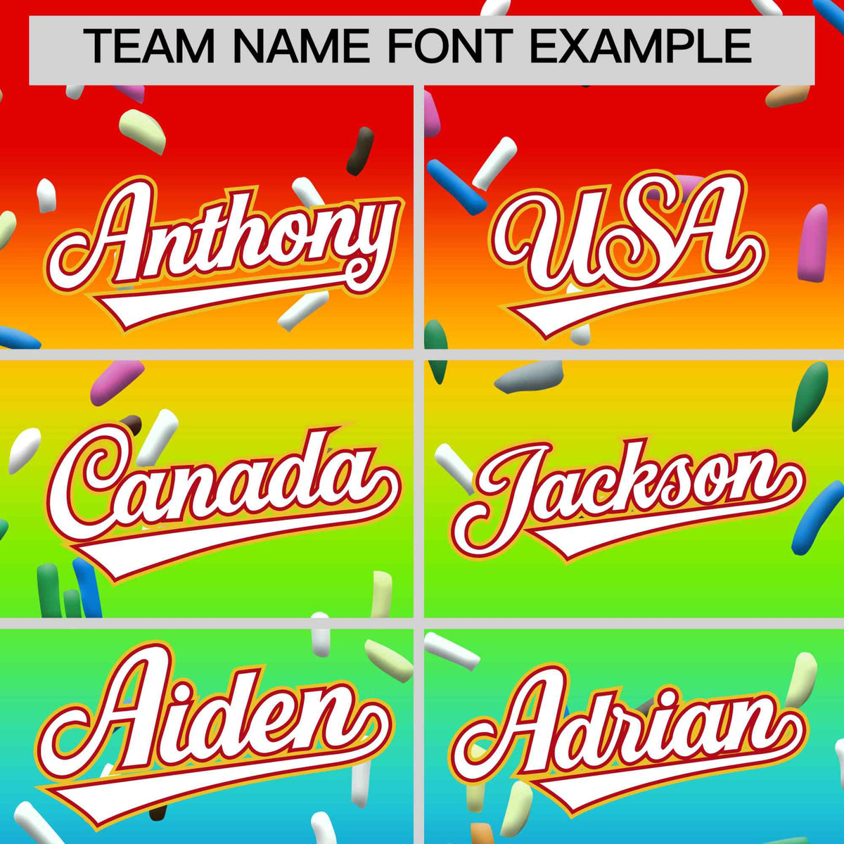 Custom Rainbow White Ice Cream Pattern Personalized V-Neck Hockey Jersey| KXKSHOP