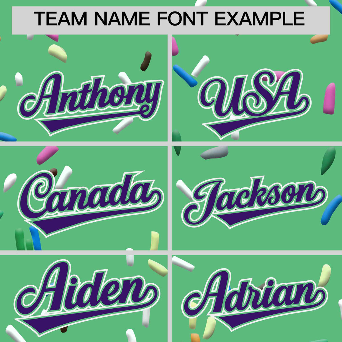 Custom Neon Green Purple Ice Cream Pattern Personalized V-Neck Hockey Jersey| KXKSHOP