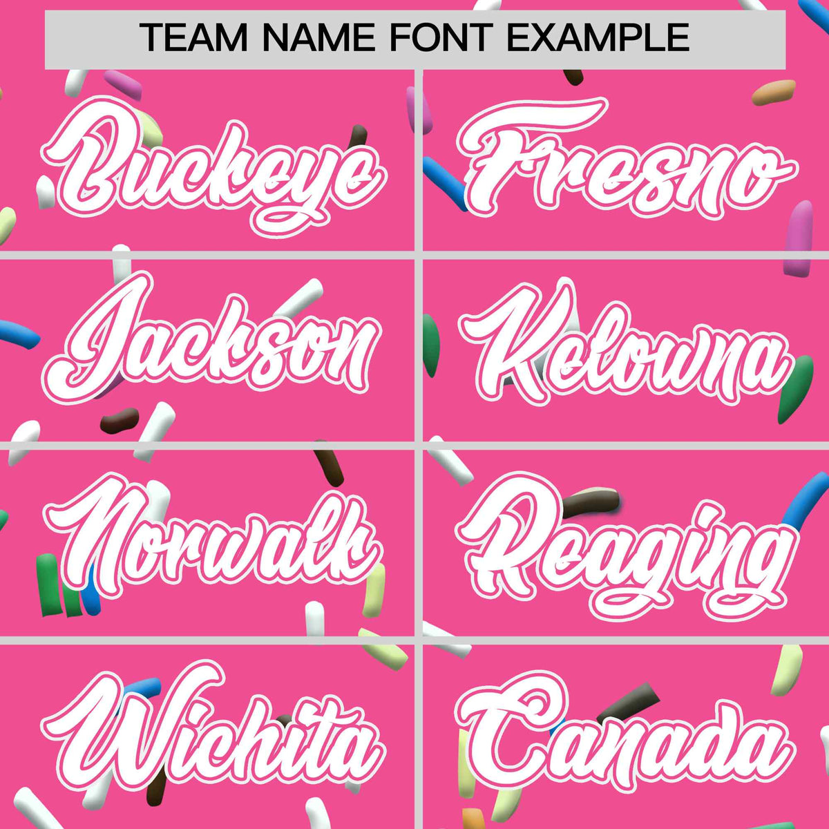 Custom Pink White Ice Cream Pattern Personalized V-Neck Hockey Jersey