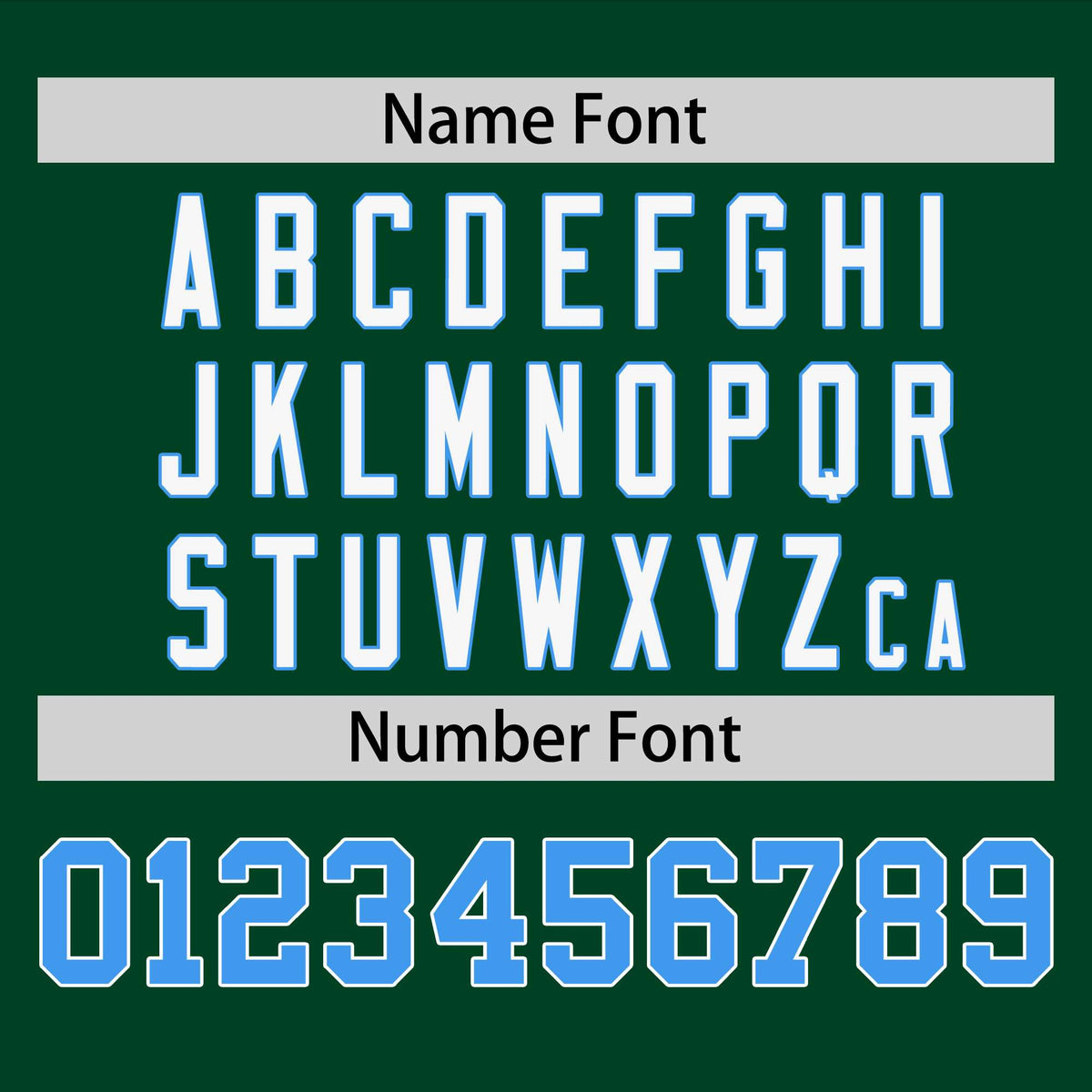 Custom Green Powder Blue-Powder Blue Personalized Raglan Sleeves V-Neck Hockey Jersey