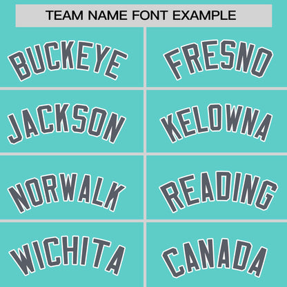 Custom Bright Green Dark Gray-White Personalized Raglan Sleeves V-Neck Hockey Jersey