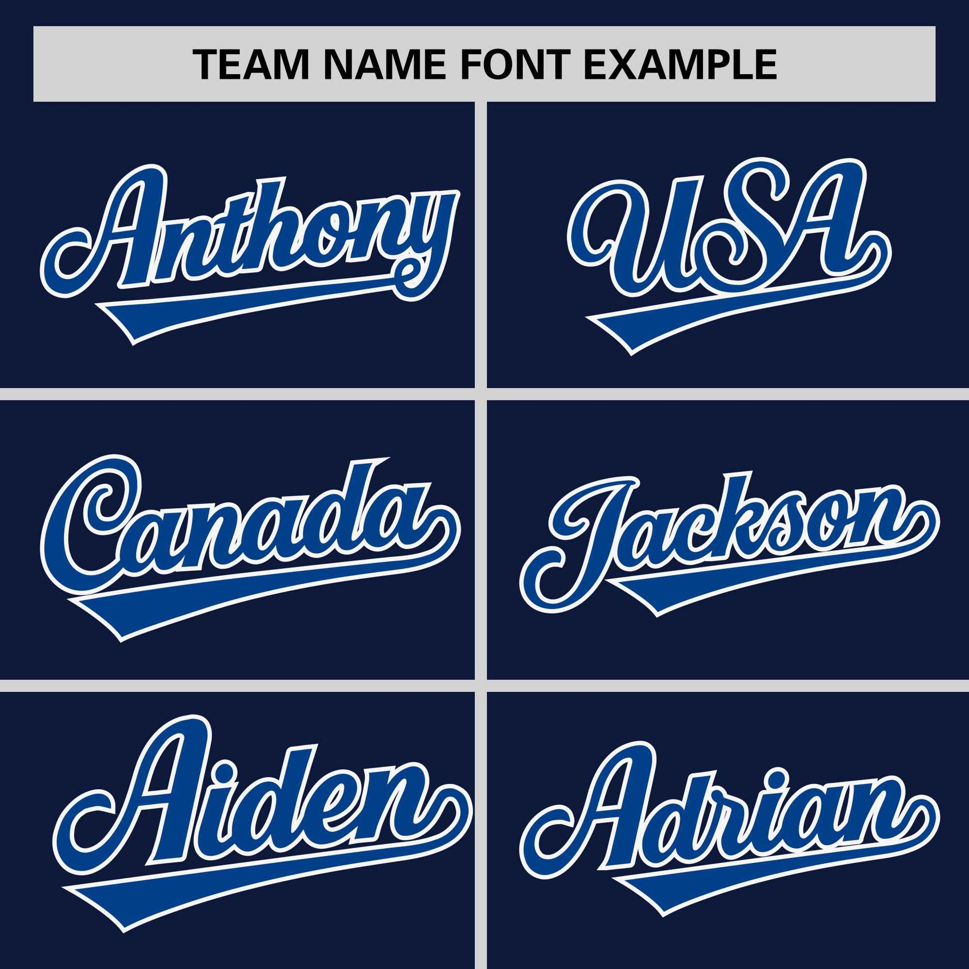 Custom Navy Red-White Personalized Raglan Sleeves V-Neck Hockey Jersey