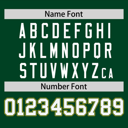 Custom Green Gold Personalized Raglan Sleeves Round-Neck Hockey Jersey