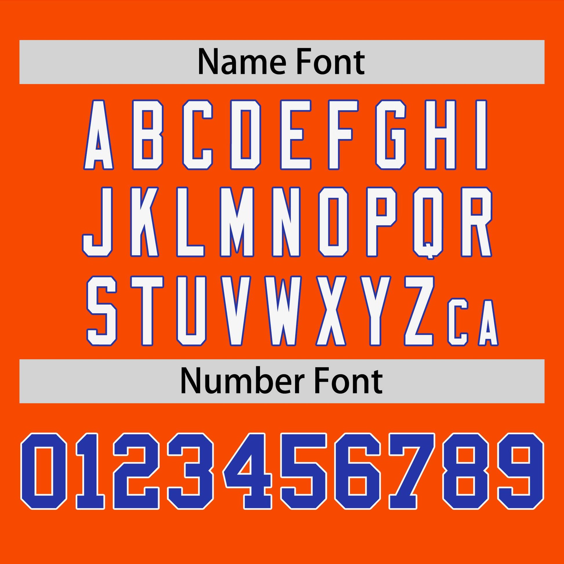 Custom Orange Royal Personalized Raglan Sleeves Round-Neck Hockey Jersey