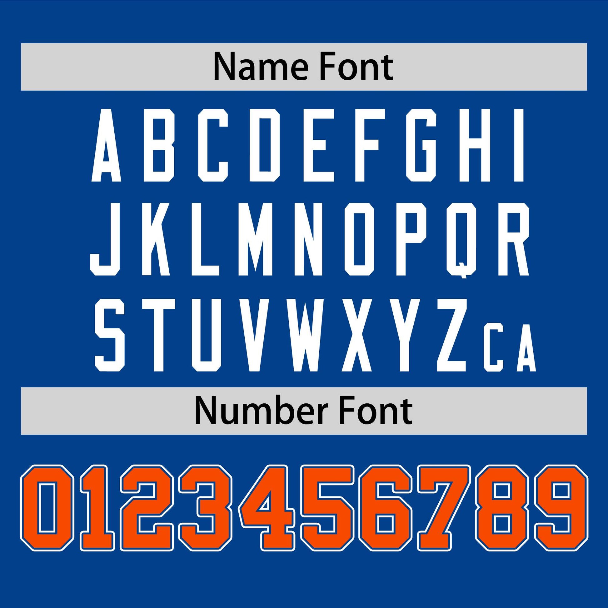 Custom Royal Orange Personalized Raglan Sleeves Round-Neck Hockey Jersey