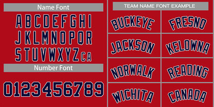 Custom Red Navy-White Classic Tops Men Casual Basketball Jersey