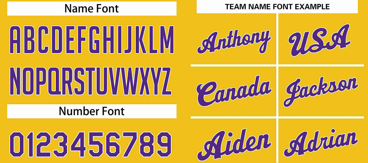 Custom Yellow Purple-White Classic Sets Sports Uniform Basketball Jersey