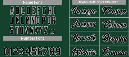 Custom Hunter Green Black-White Heal Sports Uniform Classic Sets Basketball Jersey