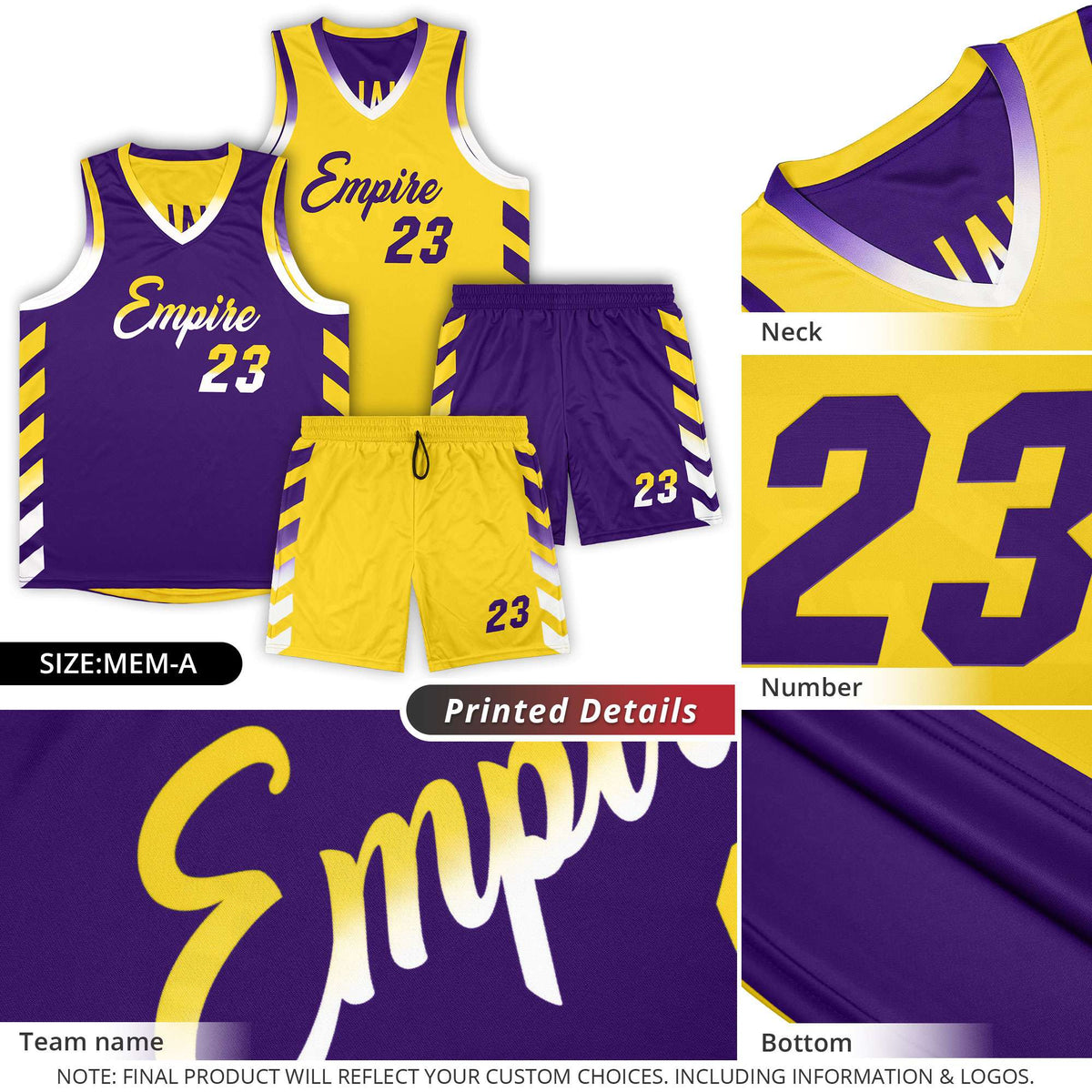 Custom White Red Reversible Basketball Jersey Kits - Side Arrow Red Gray Gradient