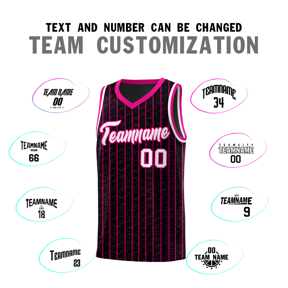 Custom Black Custom Gray Pinstripe Retro Sets Uniform Basketball Jersey