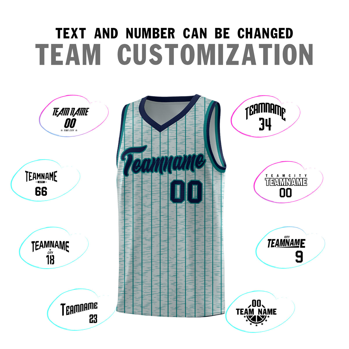 Custom Gray Custom Gray Pinstripe Retro Sets Uniform Basketball Jersey