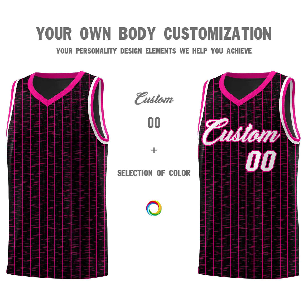 Custom Black Custom Gray Pinstripe Retro Sets Uniform Basketball Jersey