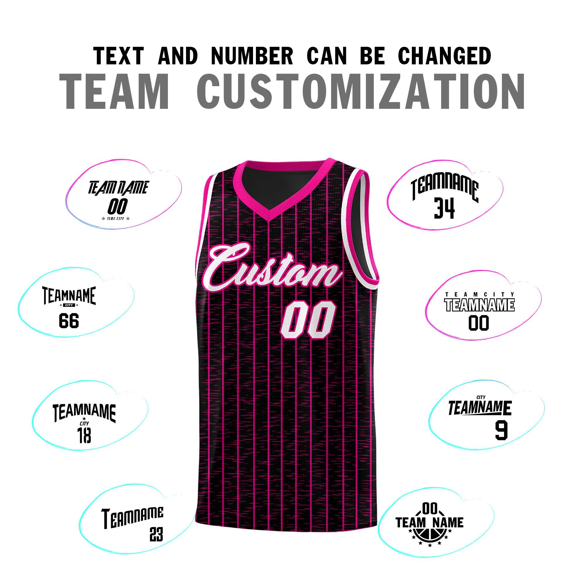 Custom Black Custom Gray Pinstripe Retro Sets Uniform Basketball Jersey