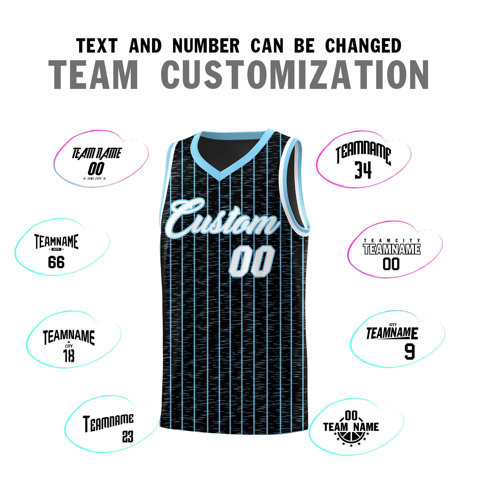 Custom Black Custom Gray Pinstripe Retro Sets Uniform Basketball Jersey