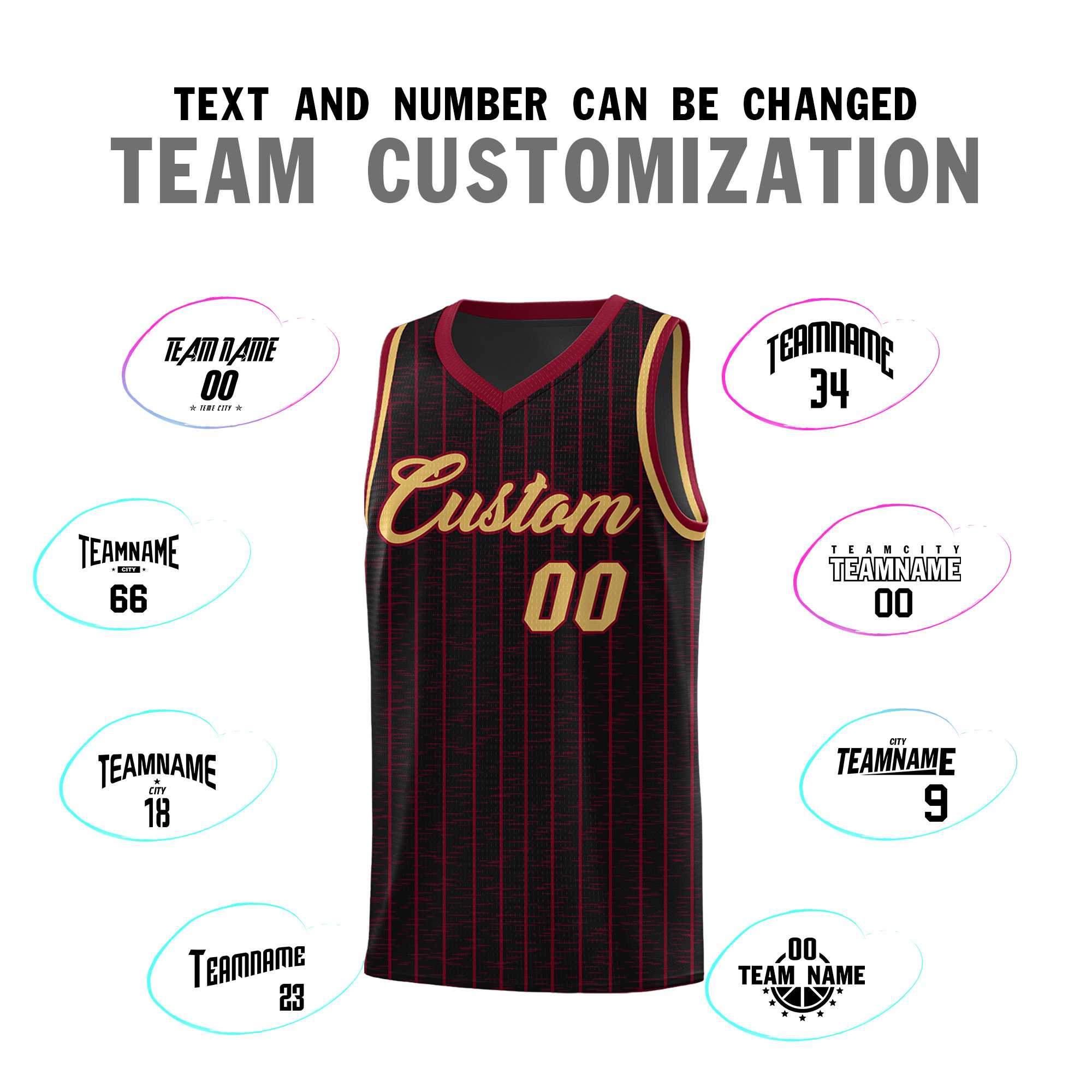 Custom Black Custom Gray Pinstripe Retro Sets Uniform Basketball Jersey