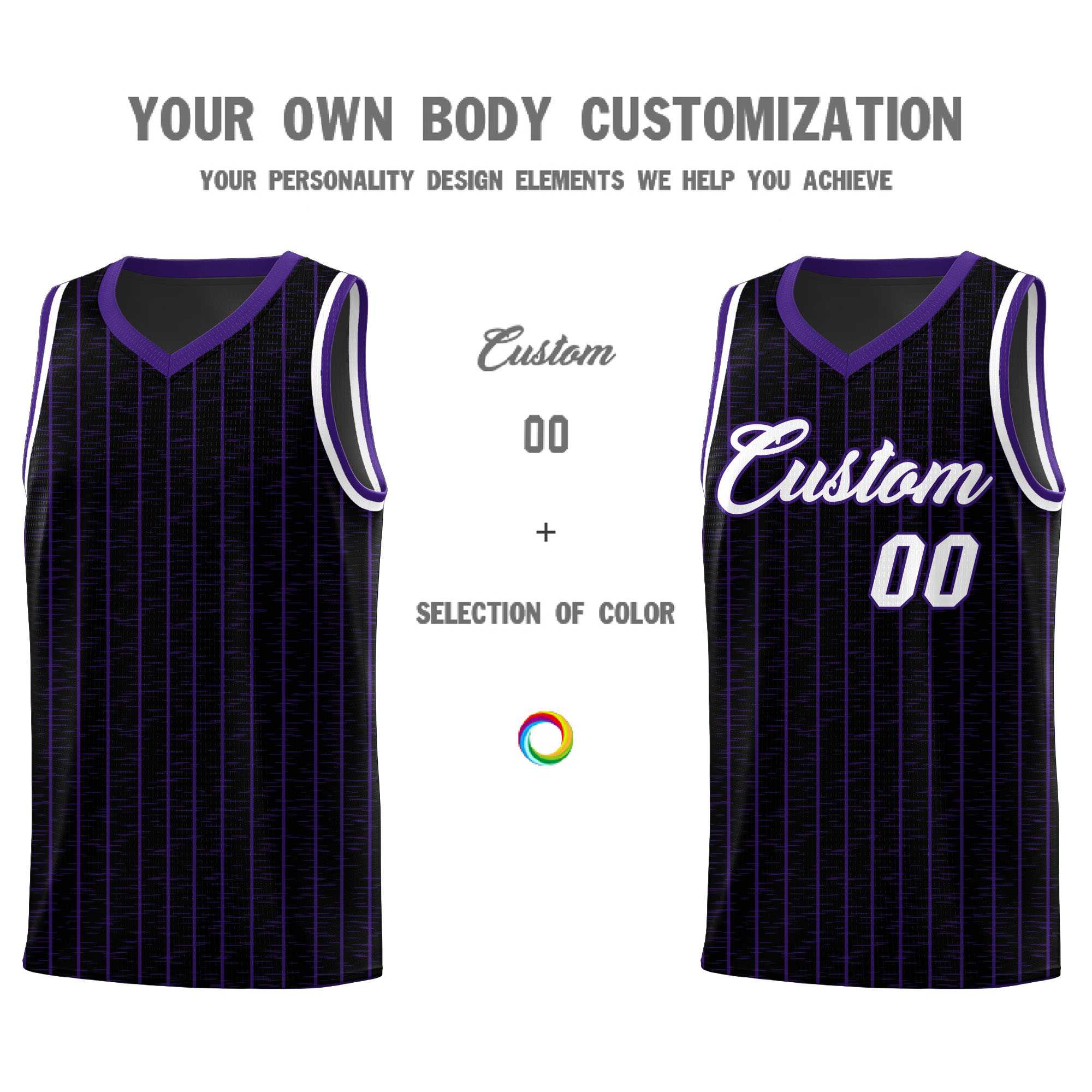 Custom Black Custom Gray Pinstripe Retro Sets Uniform Basketball Jersey