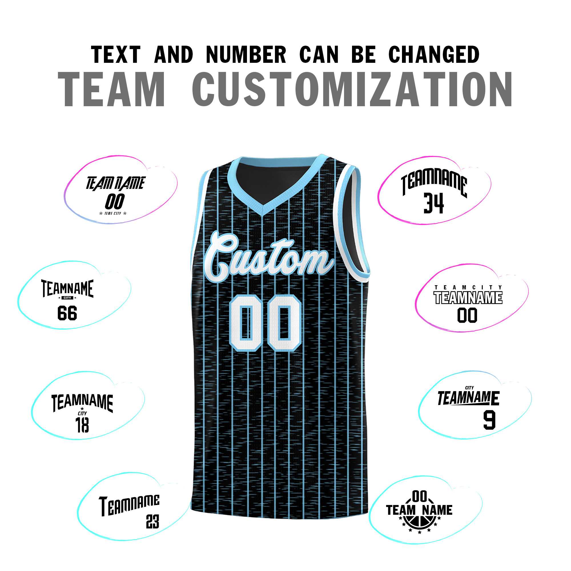 Custom Black Custom Gray Pinstripe Retro Sets Uniform Basketball Jersey