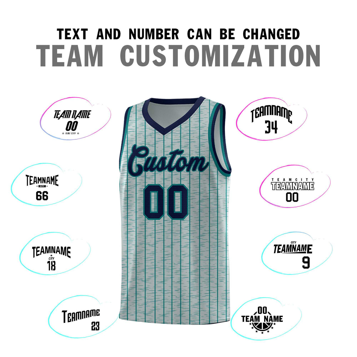 Custom Gray Custom Gray Pinstripe Retro Sets Uniform Basketball Jersey