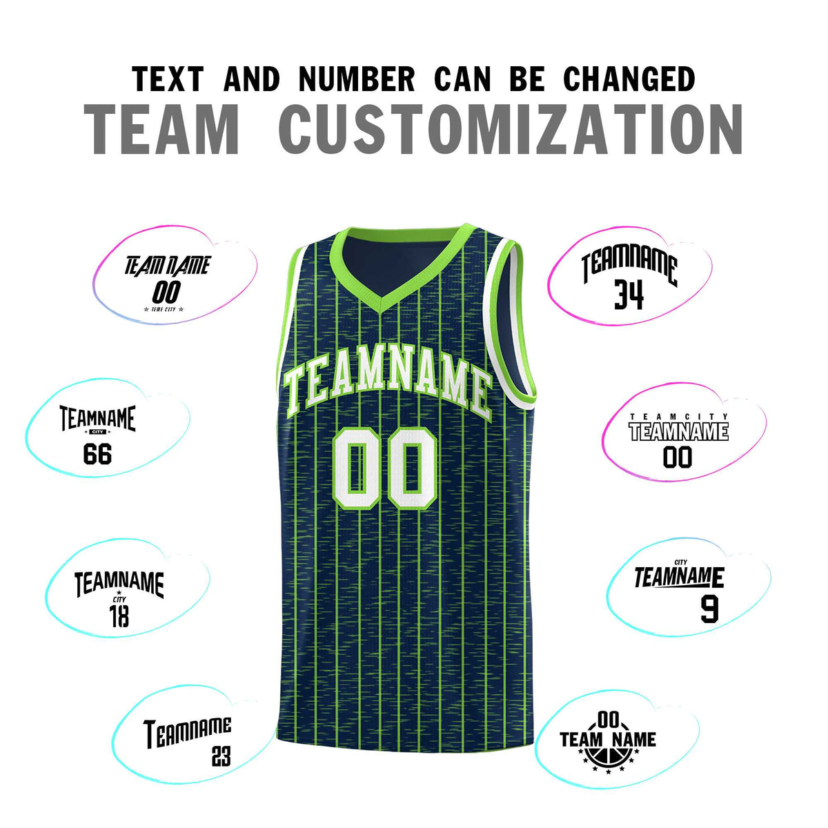 Custom Navy Custom Gray Pinstripe Retro Sets Uniform Basketball Jersey