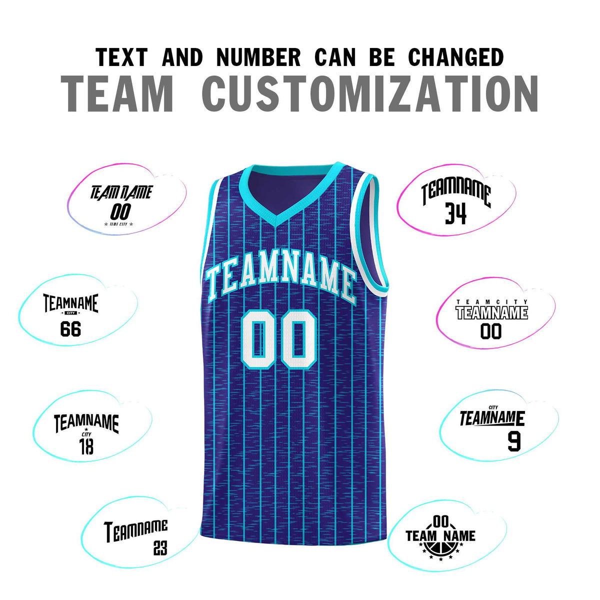 Custom Royal Custom Gray Pinstripe Retro Sets Uniform Basketball Jersey