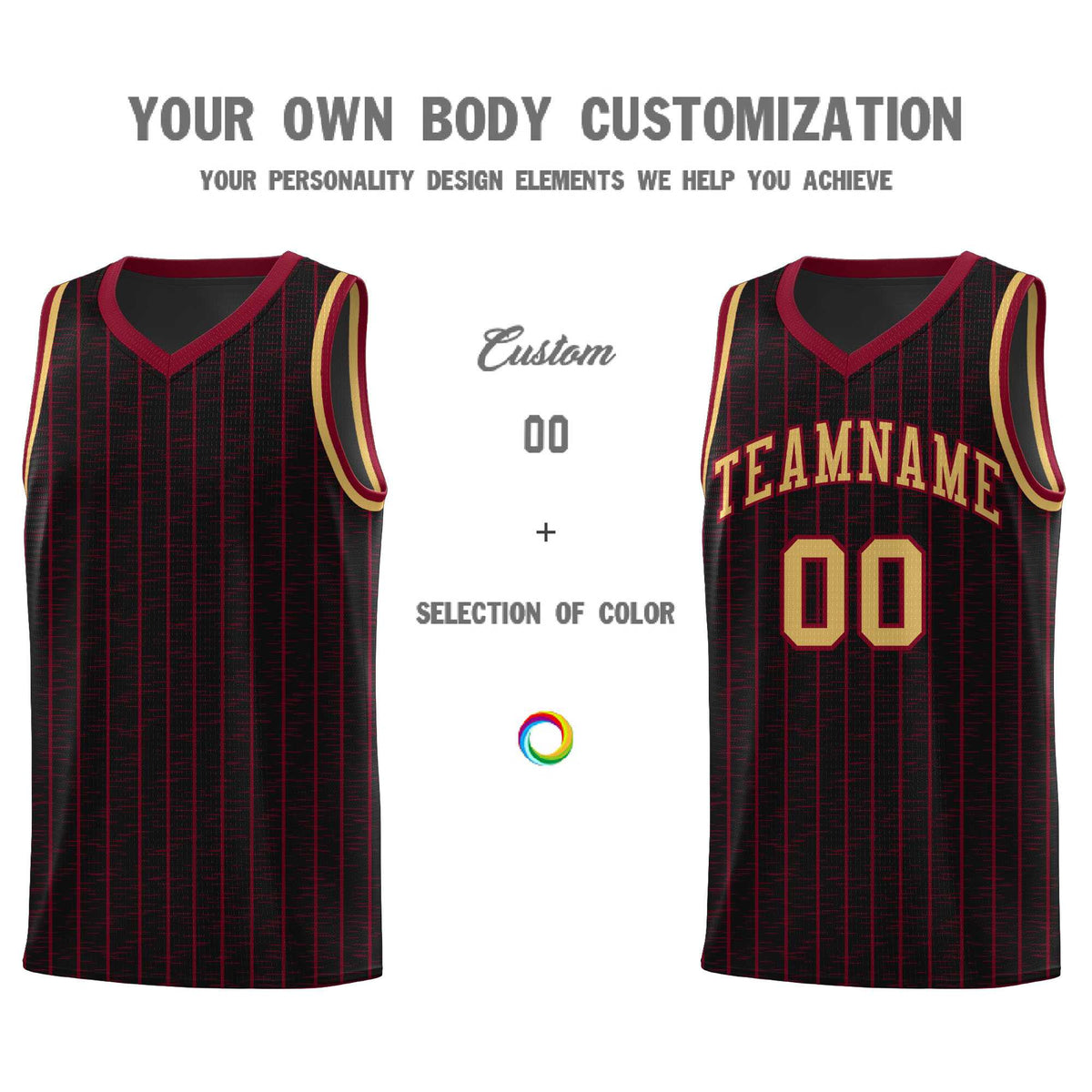 Custom Black Custom Gray Pinstripe Retro Sets Uniform Basketball Jersey