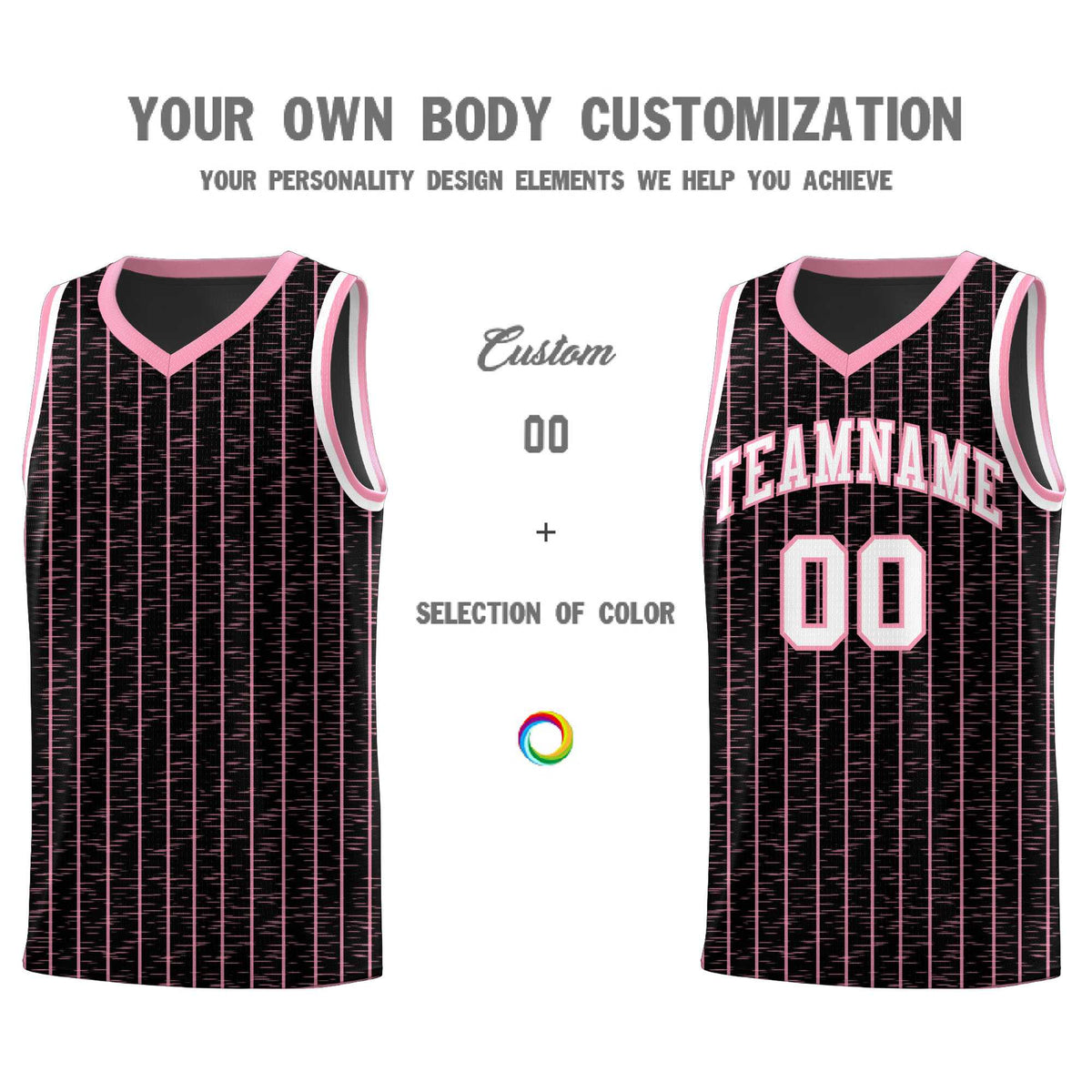 Custom Black Custom Gray Pinstripe Retro Sets Uniform Basketball Jersey