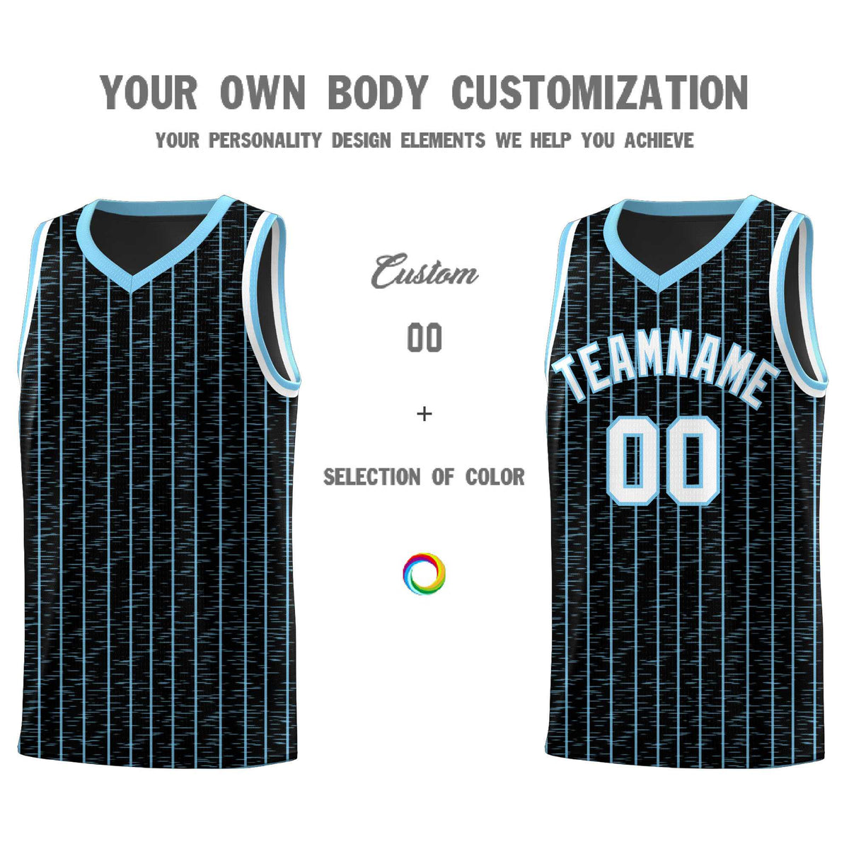 Custom Black Custom Gray Pinstripe Retro Sets Uniform Basketball Jersey