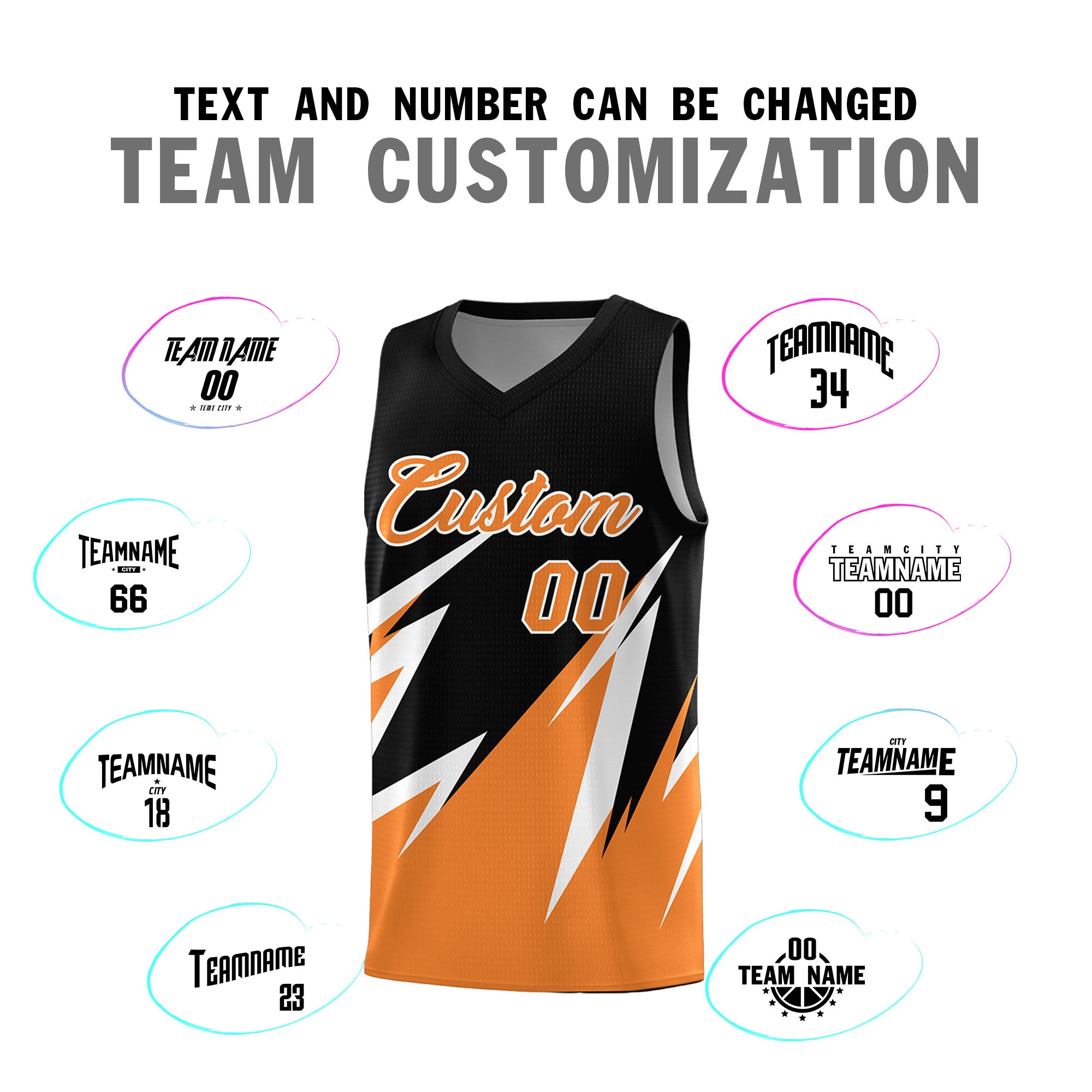 Custom Black Abstract Mountain Pattern Sports Uniform Basketball Jersey