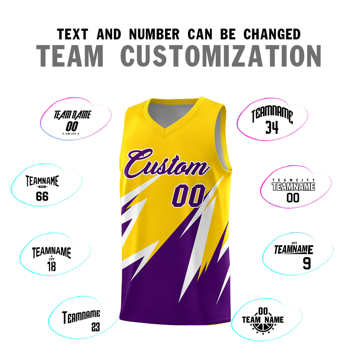 Custom Gold Abstract Mountain Pattern Sports Uniform Basketball Jersey